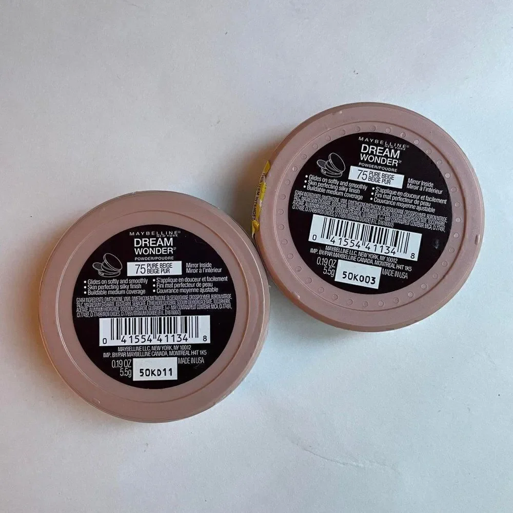 Maybelline Dream Wonder Powder in Pure Beige Lot of 2
